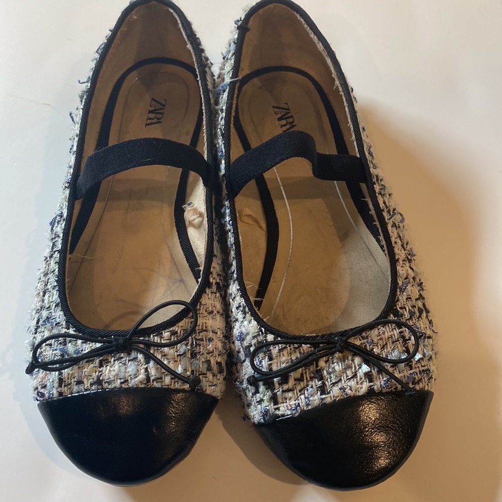 ZARA TWEED DESIGHNER INSPIRED BALLET SLIPPERS FOR KIDS - Picture 5 of 15